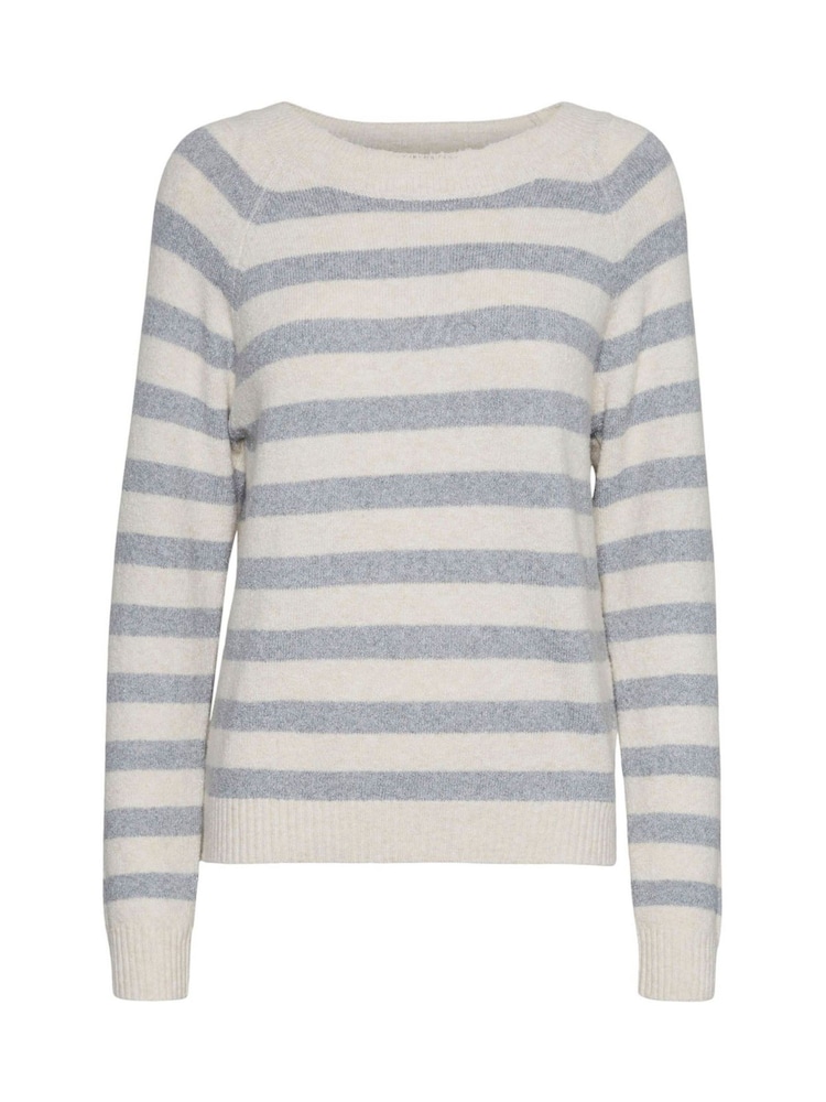 VERO MODA Natural Chrome Round Neck Knitted Jumper - Image 5 of 5