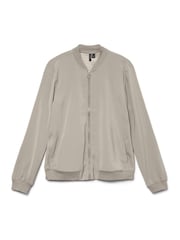 VERO MODA Cream Lightweight Bomber Jacket - Image 4 of 4