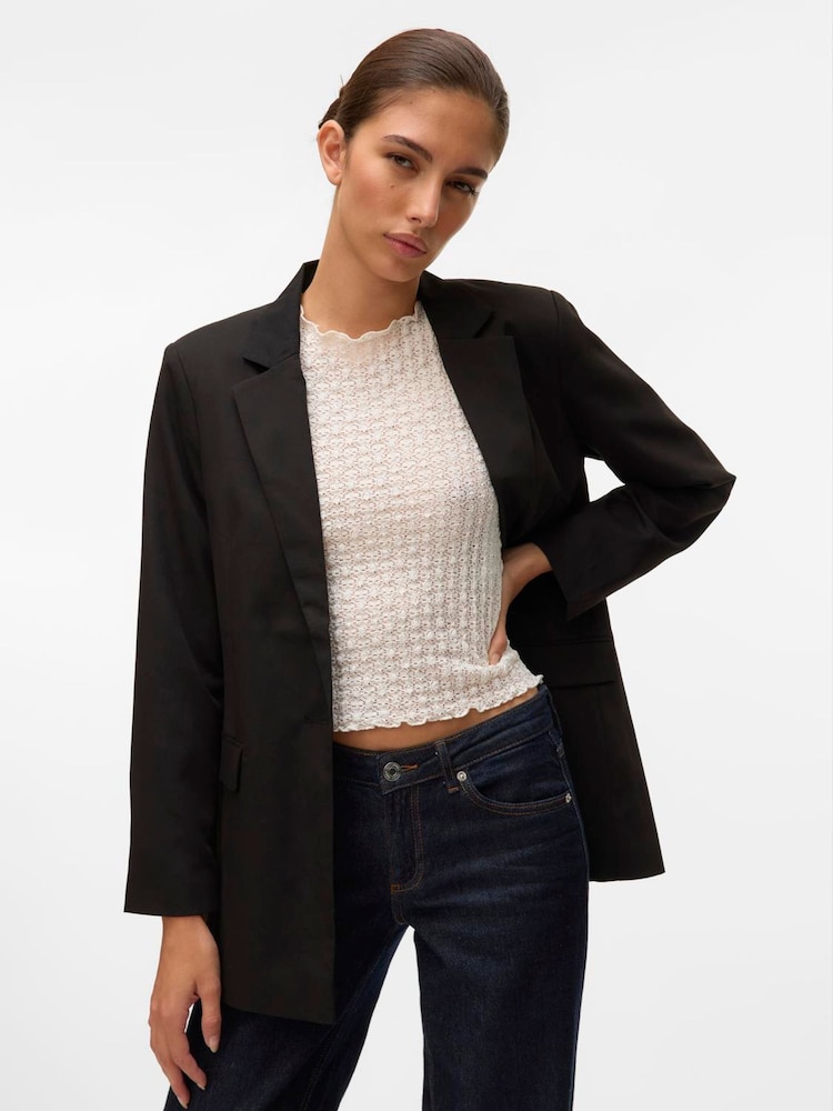 VERO MODA Black Long Sleeve Slim Jacket - Image 1 of 5