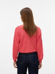 VERO MODA Pink Lightweight V-Neck Cardigan - Image 2 of 5