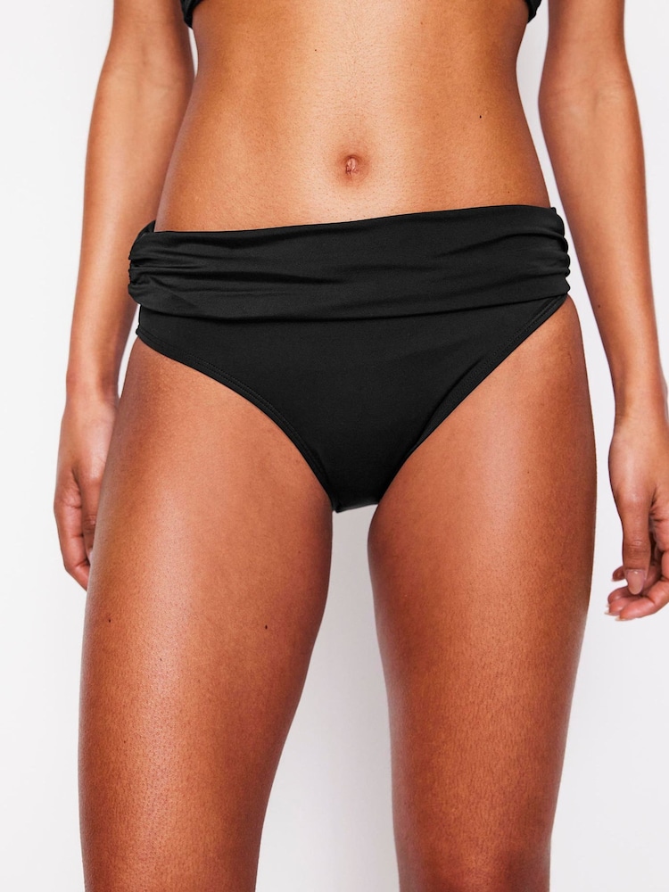 Boden Black Levanzo Fold Bikini Bottoms - Image 2 of 6 Boden Black Levanzo Fold Bikini Bottoms - Image 2 of 6
