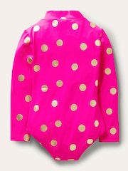 Boden Pink Long-Sleeved Swimsuit - Image 2 of 3
