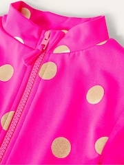 Boden Pink Long-Sleeved Swimsuit - Image 3 of 3