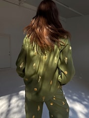 Never Fully Dressed Green Shell Foil Miley Shirt - Image 2 of 5