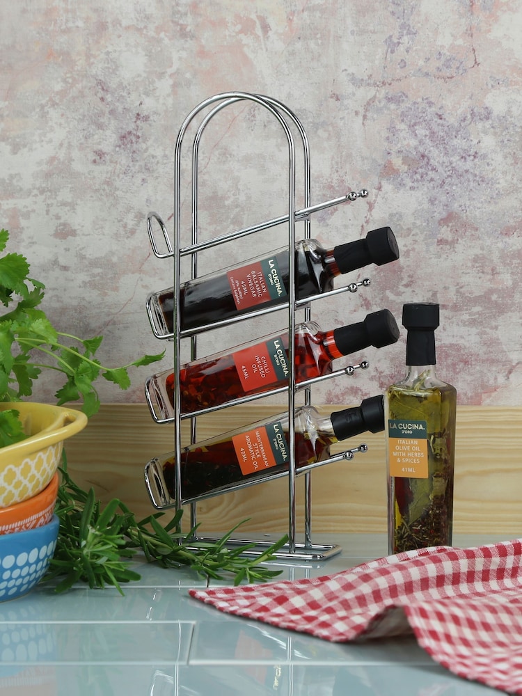 Kimm & Miller Oil and Vinegar in Rack Gift Set - Image 3 of 3