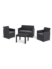 Keter Grey Marie 4 Seater Lounge Set - Image 2 of 6