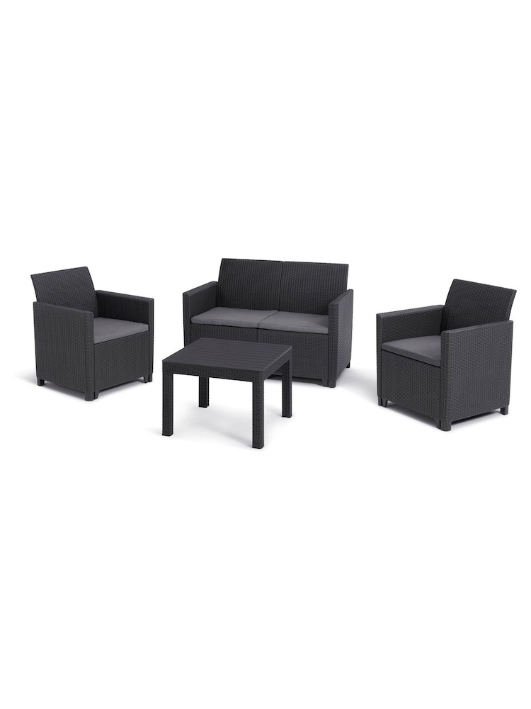 Keter Grey Marie 4 Seater Lounge Set - Image 2 of 6