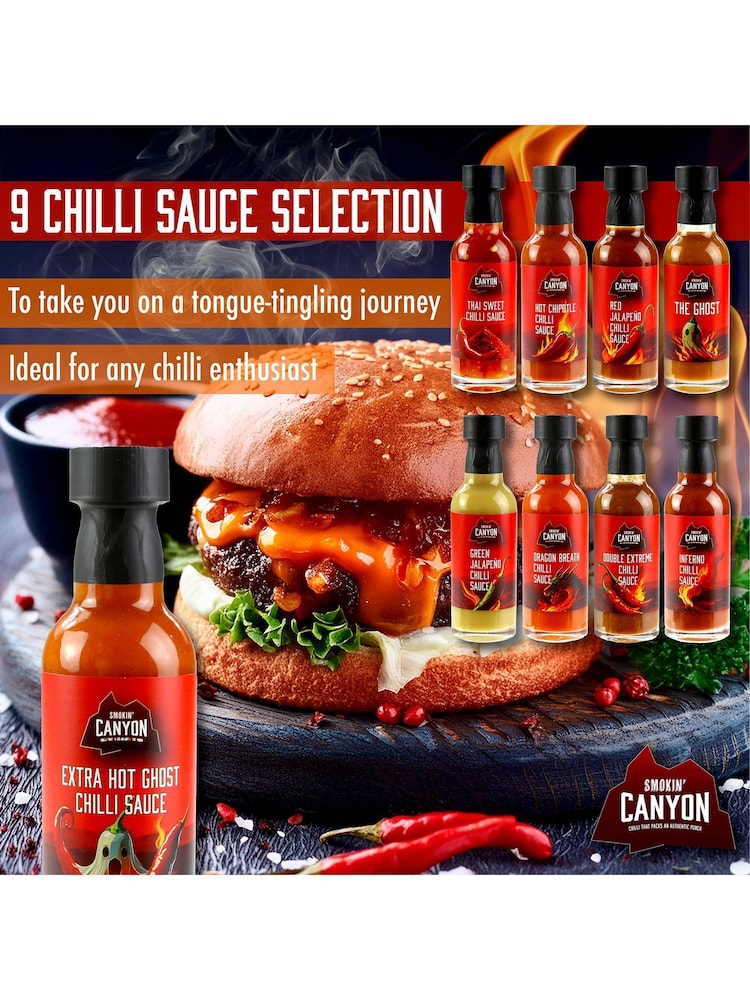 Kimm & Miller 9 Hot Sauce Gift Set Selection Pack - Image 2 of 5