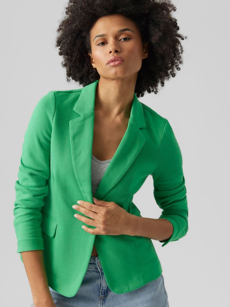 VERO MODA Green Fitted Blazer - Image 1 of 4