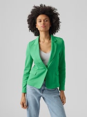 VERO MODA Green Fitted Blazer - Image 2 of 4
