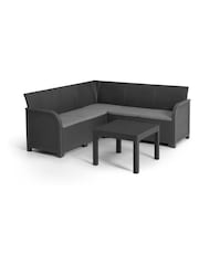Keter Grey Rosalie 5 Seater Corner Set - Image 2 of 6
