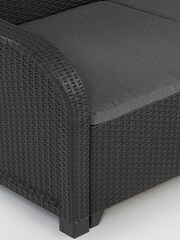 Keter Grey Rosalie 5 Seater Corner Set - Image 6 of 6