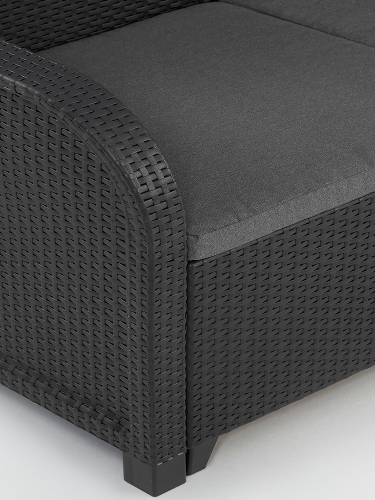 Keter Grey Rosalie 5 Seater Corner Set - Image 6 of 6
