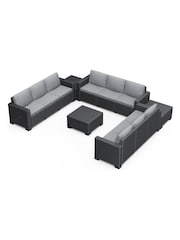 Keter Grey California 9 Seater Lounge Set - Image 4 of 6