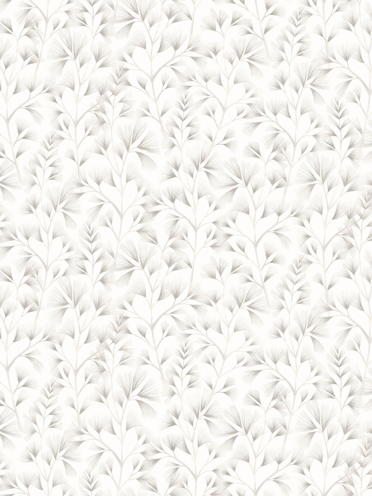 Ohpopsi Grey Cream Arabella A4 Sample Wallpaper - Image 1 of 1
