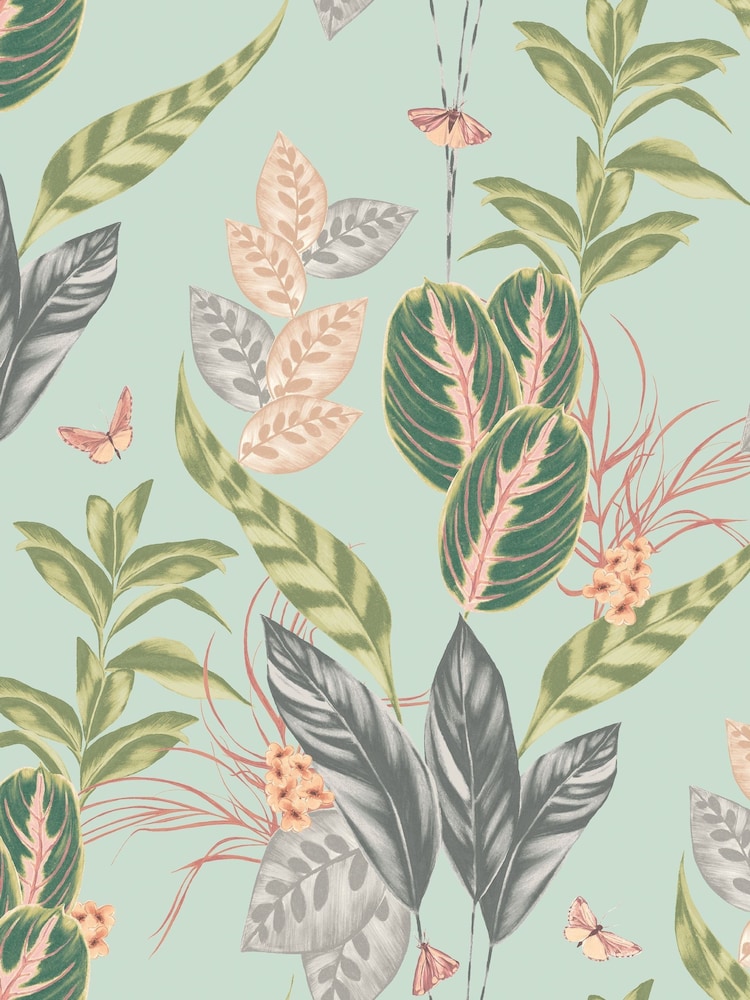 Ohpopsi Viridian Spirit A4 Sample Wallpaper - Image 1 of 1 Ohpopsi Viridian Spirit A4 Sample Wallpaper - Image 1 of 1