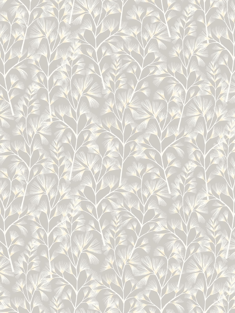Ohpopsi Grey Arabella A4 Sample Wallpaper - Image 1 of 1