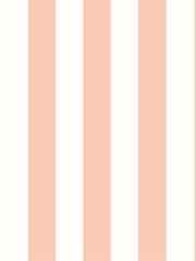 Ohpopsi Peach Puff Bloc Stripe A4 Sample Wallpaper - Image 1 of 1