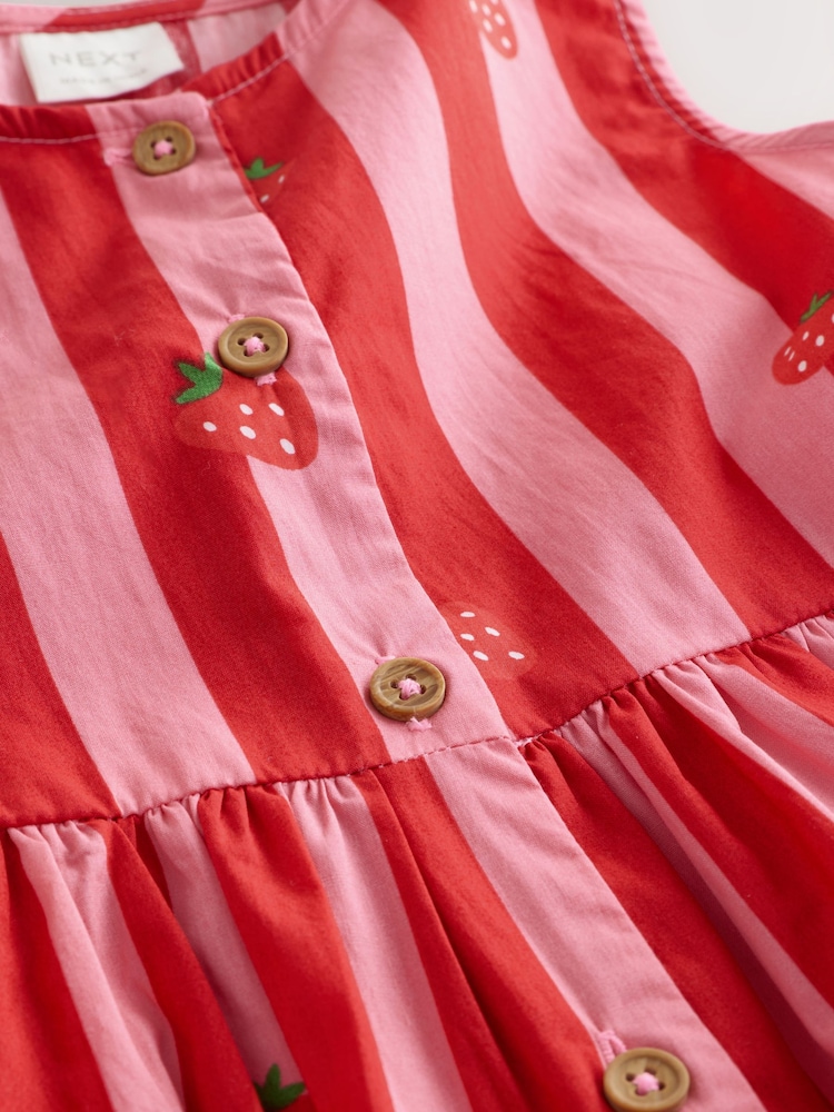 Red/Pink Stripe Blouse And Trousers Co-ord Set (3mths-8yrs) - Image 10 of 10