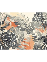 Ohpopsi Stone and Apricot Textured Palm A4 Wallpaper Sample - Image 1 of 1