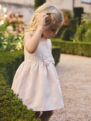 Roz pastel - Bow Front Prom Dress (3mths-8yrs) - Imaginea 2 din 3