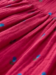 Red Ditsy Ric Rac Collar Dress (3mths-8yrs) - Image 7 of 7