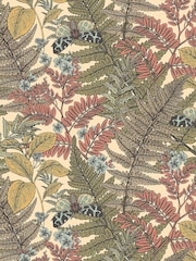 Hoopla Walls Warm Spice Wild Ferns A4 Wallpaper Sample - Image 1 of 1