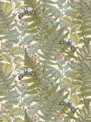 Hoopla Walls Juniper Wild Ferns A4 Wallpaper Sample - Image 1 of 1