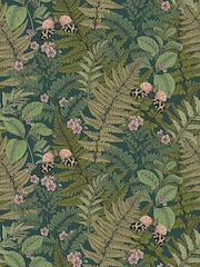 Hoopla Walls Forest Mix Wild Ferns A4 Wallpaper Sample - Image 1 of 1