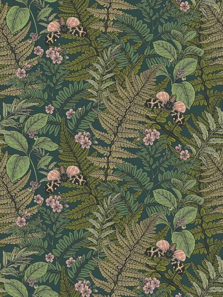 Hoopla Walls Forest Mix Wild Ferns A4 Wallpaper Sample - Image 1 of 1 Hoopla Walls Forest Mix Wild Ferns A4 Wallpaper Sample - Image 1 of 1