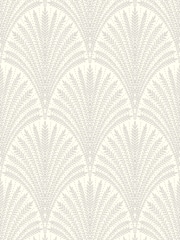 Hoopla Walls Grey Leaf Fan A4 Wallpaper Sample - Image 1 of 1