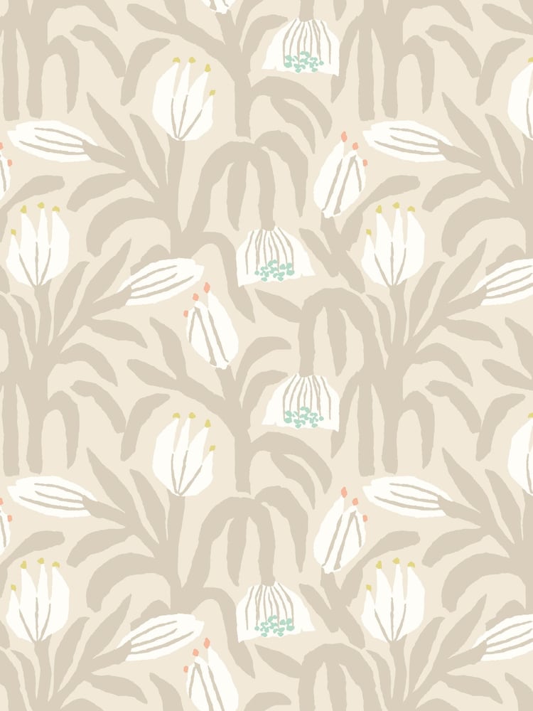 Hoopla Walls Hazelwood Chunky Flower Print A4 Wallpaper Sample - Image 1 of 1