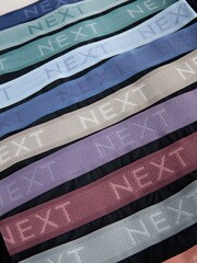 Navy Blue Waistband - باقاعدہ - اے فرنٹ باکسرز 10 پیک - تصویر 13 از 14