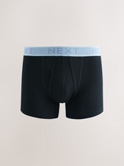 Navy Blue Waistband - باقاعدہ - اے فرنٹ باکسرز 10 پیک - تصویر 8 از 14