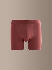 Navy/Burgundy Cotton Modal Signature Comfort Soft Trunks - Image 4 of 8