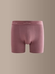 Navy/Burgundy Cotton Modal Signature Comfort Soft Trunks - Image 5 of 8