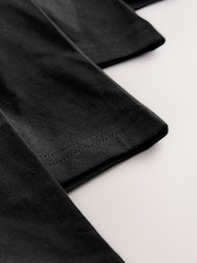 Black 5 Pack Sports Longer Length A-Front Boxers - Image 5 of 6