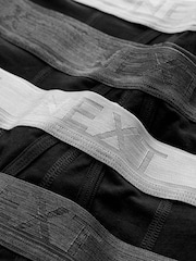 Black 5 Pack Sports Longer Length A-Front Boxers - Image 6 of 6