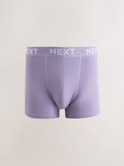 Lilla/Blå/Rød - 5 Pakke - Cotton Rich Trunk Boksershorts - Bilde 5 av 9