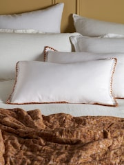 Secret Linen Store Off White Nova Cushion Cover - Image 1 of 3
