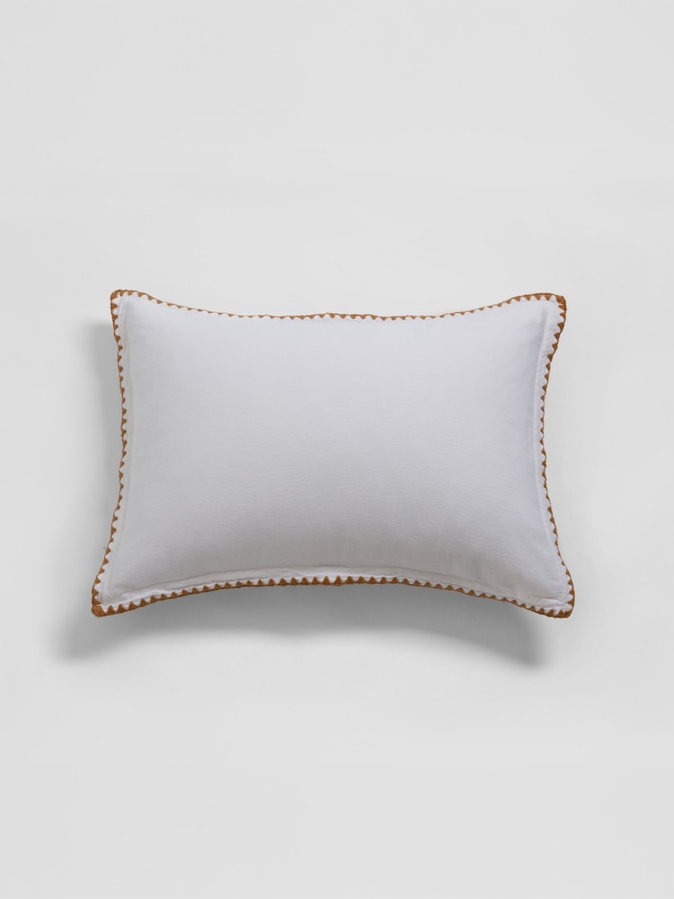 Secret Linen Store Off White Nova Cushion Cover - Image 3 of 3