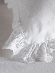 Secret Linen Store White Valerie Pillowcase - Image 5 of 5