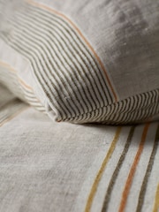 Secret Linen Store Natural Sophie Stripe Pillowcase - Image 5 of 5