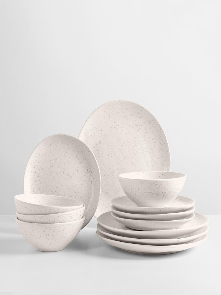 Broste Copenhagen Set of 4 Cream Nordic Vanilla Breakfast - Image 2 of 4