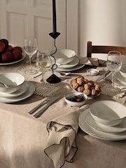 Broste Copenhagen Set of 4 Sand Nordic Breakfast Dinnerware - Image 2 of 5