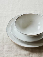 Broste Copenhagen Set of 4 Sand Nordic Breakfast Dinnerware - Image 5 of 5