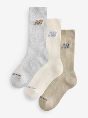 New Balance Natural Every Day Seasonal Crew Socks 3 Pack - Image 1 of 4