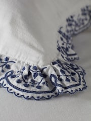 Secret Linen Store White Elsie Cotton Linen Duvet Cover - Image 5 of 5
