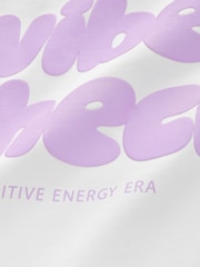 White Oversized Graphic Print T-Shirt (3-16yrs) - Image 3 of 4
