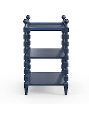 Oka Pure Indigo Huxley Side Table - Image 2 of 6